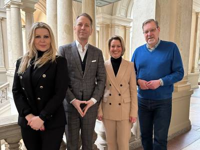 Im Abgeordnetenhaus zusammen mit Aldona Niemczyk, Peer Mock-Stmer und Sandra Khalatbari